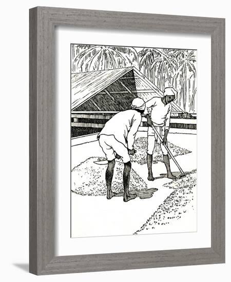 'Drying the Cocoa', 1912-Charles Robinson-Framed Giclee Print