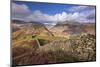 Drystone Wall Near the Langdale Valley in the Lake District, Cumbria, England. Autumn (November)-Adam Burton-Mounted Photographic Print