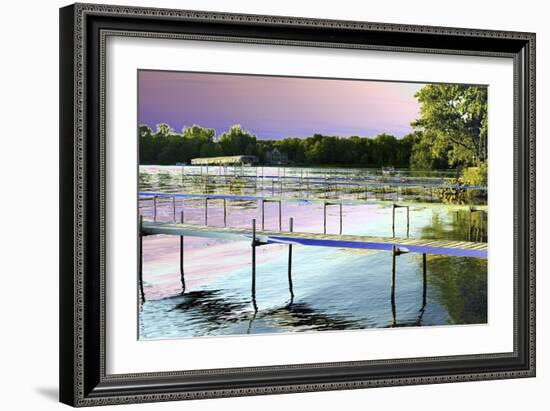 DSC-0045 Empty Dock-Tom Kelly-Framed Photographic Print