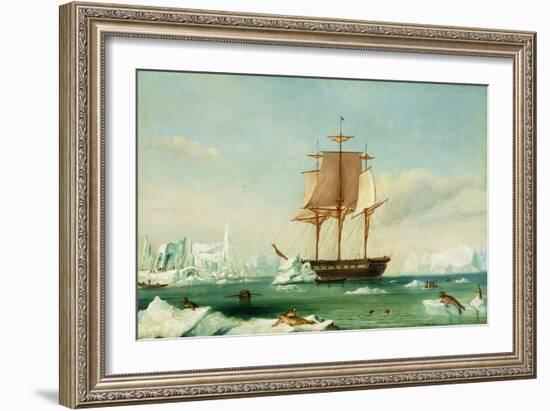 Dss 'Vincennes'-Captain Charles Wilkes-Framed Giclee Print