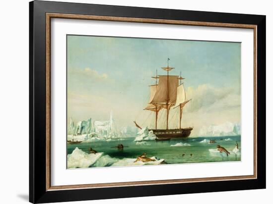 Dss 'Vincennes'-Captain Charles Wilkes-Framed Giclee Print