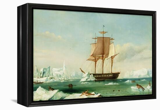 Dss 'Vincennes'-Captain Charles Wilkes-Framed Premier Image Canvas