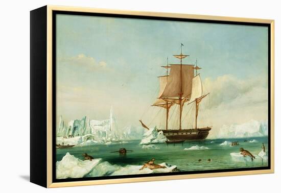 Dss 'Vincennes'-Captain Charles Wilkes-Framed Premier Image Canvas