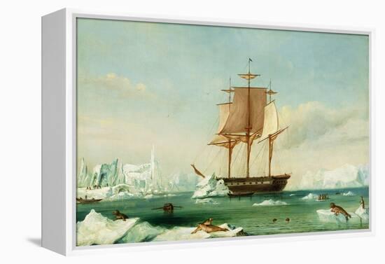 Dss 'Vincennes'-Captain Charles Wilkes-Framed Premier Image Canvas