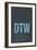 DTW ATC-08 Left-Framed Giclee Print