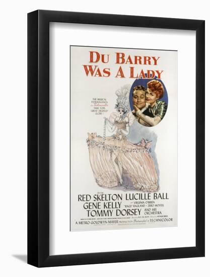 Du Barry Was a Lady, Red Skelton, Lucille Ball, 1943-null-Framed Photo