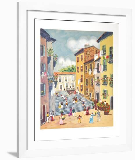 Du Descendant les Marches-Claude Tabet-Framed Limited Edition