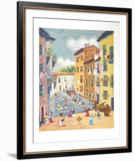 Du Descendant les Marches-Claude Tabet-Framed Limited Edition