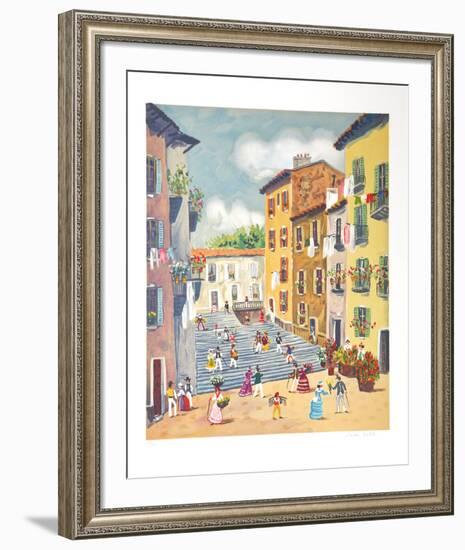 Du Descendant les Marches-Claude Tabet-Framed Limited Edition