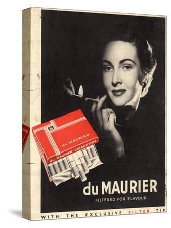 Du Maurier, Cigarettes Smoking Glamour, UK, 1950 Giclee Print