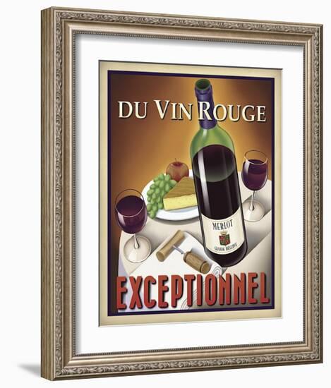 Du Vin Rouge Exceptionnel-Steve Forney-Framed Giclee Print