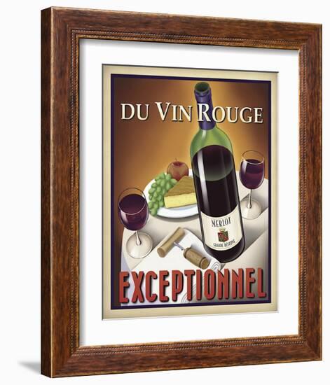 Du Vin Rouge Exceptionnel-Steve Forney-Framed Giclee Print