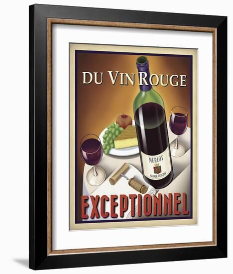 Du Vin Rouge Exceptionnel-Steve Forney-Framed Giclee Print