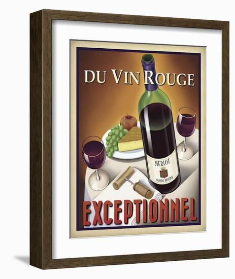 Du Vin Rouge Exceptionnel-Steve Forney-Framed Giclee Print