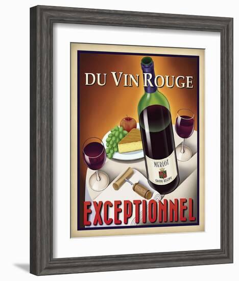 Du Vin Rouge Exceptionnel-Steve Forney-Framed Art Print