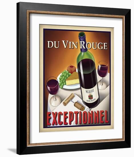 Du Vin Rouge Exceptionnel-Steve Forney-Framed Art Print