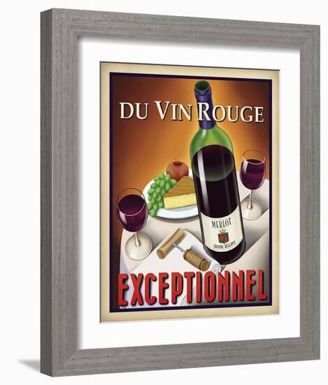 Du Vin Rouge Exceptionnel-Steve Forney-Framed Art Print