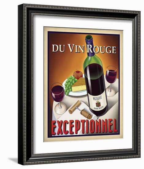 Du Vin Rouge Exceptionnel-Steve Forney-Framed Art Print