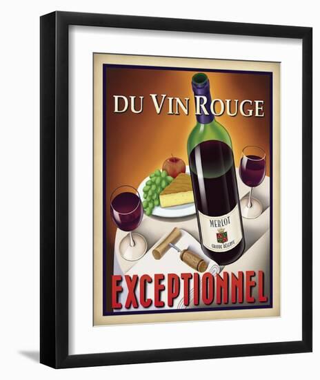 Du Vin Rouge Exceptionnel-Steve Forney-Framed Art Print