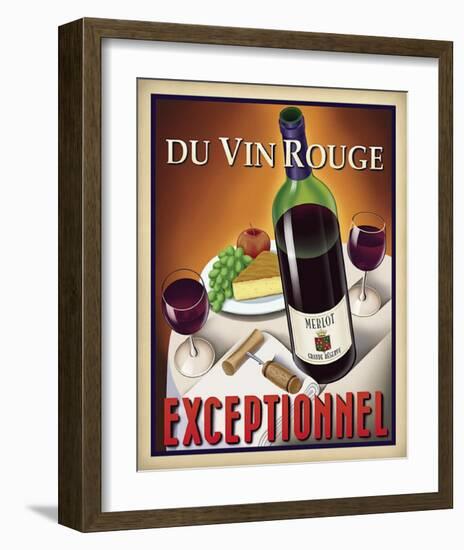 Du Vin Rouge Exceptionnel-Steve Forney-Framed Art Print