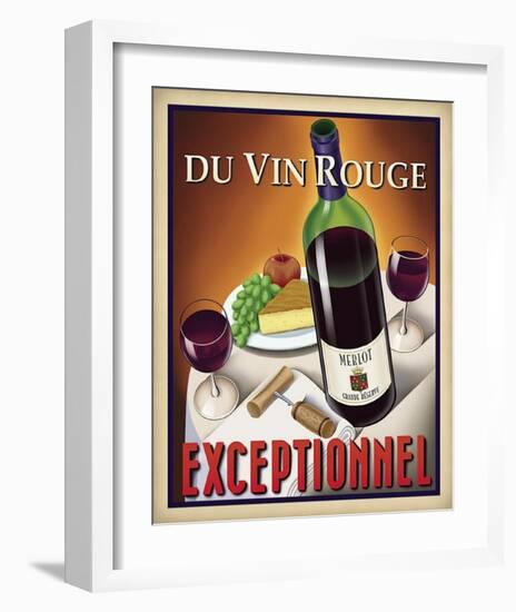 Du Vin Rouge Exceptionnel-Steve Forney-Framed Art Print