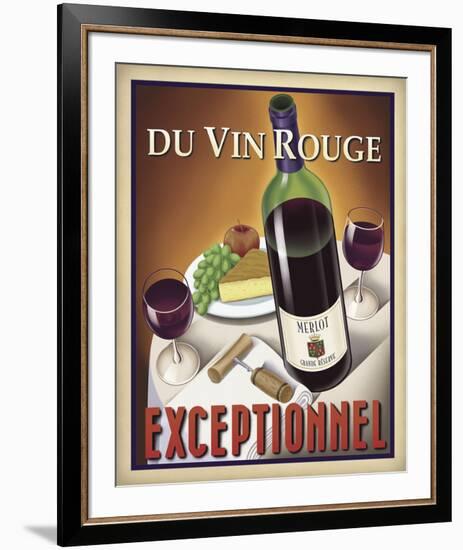 Du Vin Rouge Exceptionnel-Steve Forney-Framed Art Print