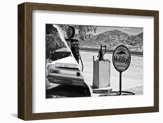 Dual Torn Posters Series - Americana-Philippe Hugonnard-Framed Photographic Print