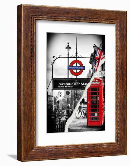 Dual Torn Posters Series - London-Philippe Hugonnard-Framed Photographic Print