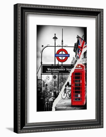 Dual Torn Posters Series - London-Philippe Hugonnard-Framed Photographic Print