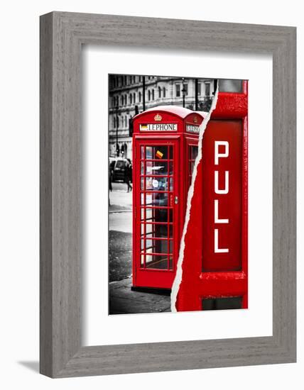 Dual Torn Posters Series - London-Philippe Hugonnard-Framed Photographic Print