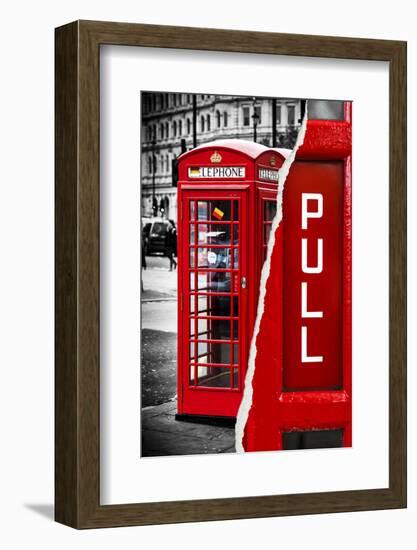 Dual Torn Posters Series - London-Philippe Hugonnard-Framed Photographic Print