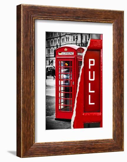 Dual Torn Posters Series - London-Philippe Hugonnard-Framed Photographic Print