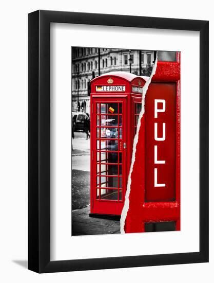 Dual Torn Posters Series - London-Philippe Hugonnard-Framed Photographic Print