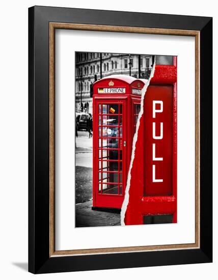 Dual Torn Posters Series - London-Philippe Hugonnard-Framed Photographic Print