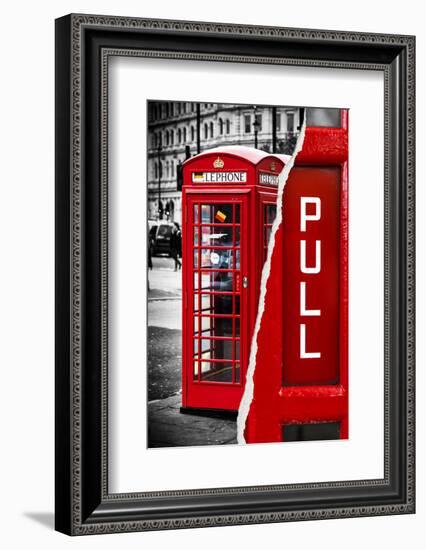 Dual Torn Posters Series - London-Philippe Hugonnard-Framed Photographic Print