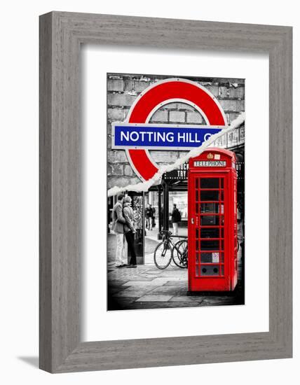 Dual Torn Posters Series - London-Philippe Hugonnard-Framed Photographic Print