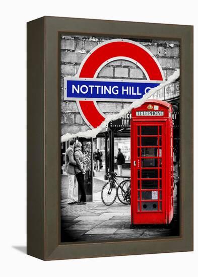 Dual Torn Posters Series - London-Philippe Hugonnard-Framed Premier Image Canvas