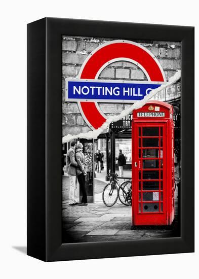 Dual Torn Posters Series - London-Philippe Hugonnard-Framed Premier Image Canvas