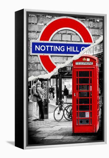 Dual Torn Posters Series - London-Philippe Hugonnard-Framed Premier Image Canvas