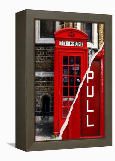 Dual Torn Posters Series - London-Philippe Hugonnard-Framed Premier Image Canvas