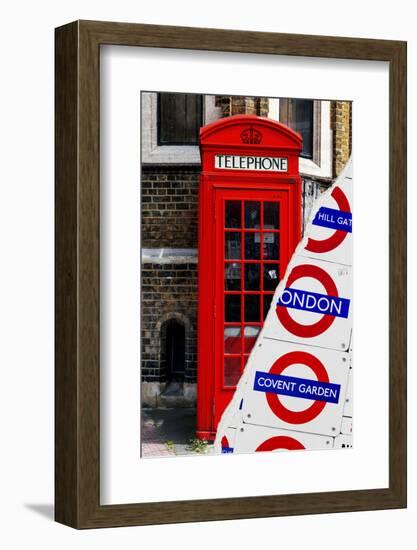 Dual Torn Posters Series - London-Philippe Hugonnard-Framed Photographic Print