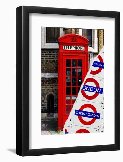 Dual Torn Posters Series - London-Philippe Hugonnard-Framed Photographic Print