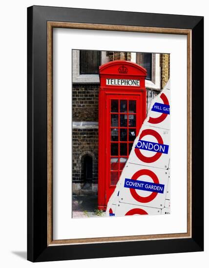 Dual Torn Posters Series - London-Philippe Hugonnard-Framed Photographic Print