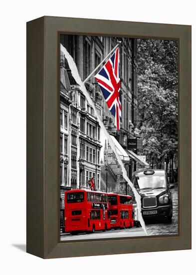 Dual Torn Posters Series - London-Philippe Hugonnard-Framed Premier Image Canvas