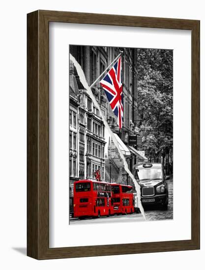 Dual Torn Posters Series - London-Philippe Hugonnard-Framed Photographic Print