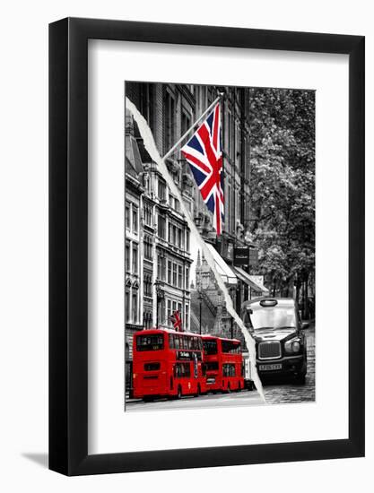 Dual Torn Posters Series - London-Philippe Hugonnard-Framed Photographic Print