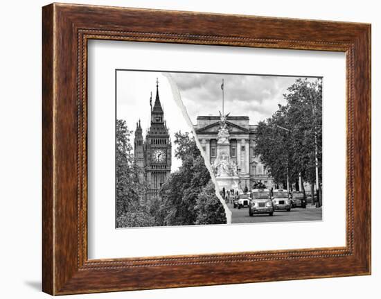 Dual Torn Posters Series - London-Philippe Hugonnard-Framed Photographic Print