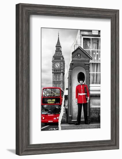 Dual Torn Posters Series - London-Philippe Hugonnard-Framed Photographic Print