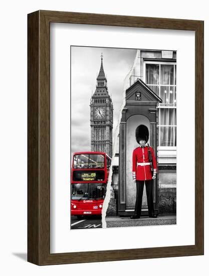 Dual Torn Posters Series - London-Philippe Hugonnard-Framed Photographic Print