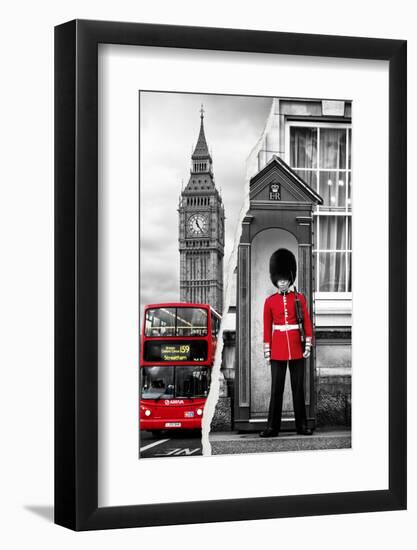 Dual Torn Posters Series - London-Philippe Hugonnard-Framed Photographic Print